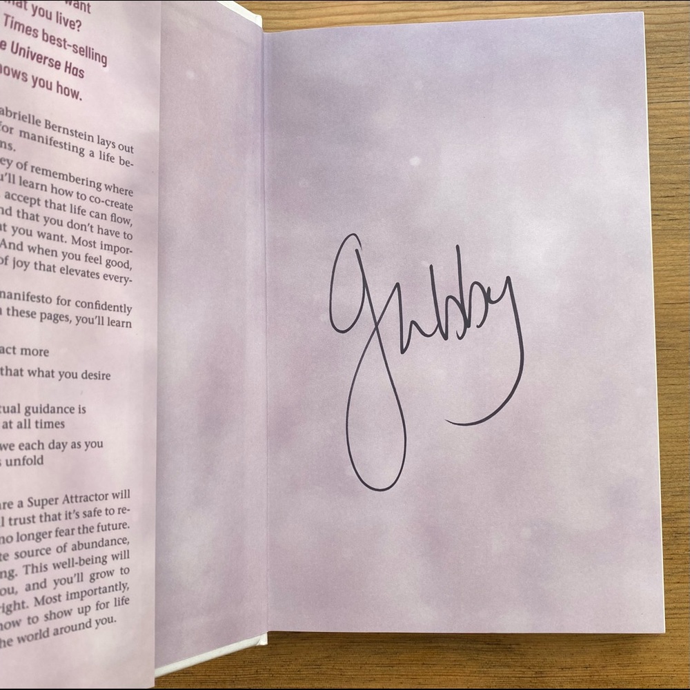Signed! Super Attractor by Gabrielle Bernstein - Picture 2 of 2